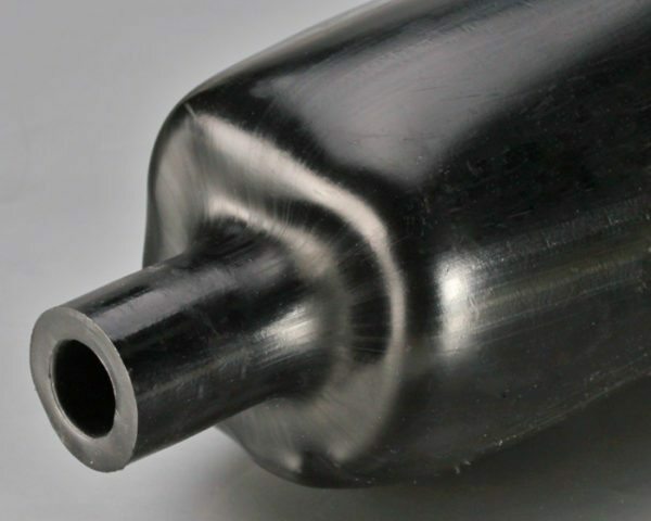 A thick-walled tubing, typically has an adhesive layer on the inner side