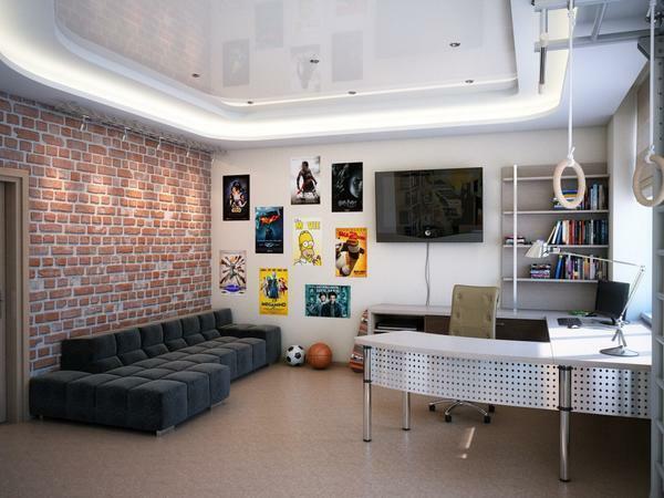 נערים בייבי טפטים לקירות: תמונות של עיצוב חדר העשרה לילדים עבור 7 ו 12 שנים, שינה לגבר