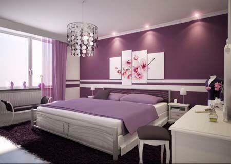 cores de papel de parede devidamente seleccionados para decoração de interiores de feng shui pode ajudar a criar harmonia no quarto