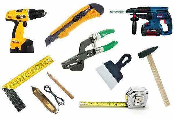 Antes de começar a instalar o drywall, você precisa comprar ferramentas e materiais que podem ser necessários durante os trabalhos de reparação