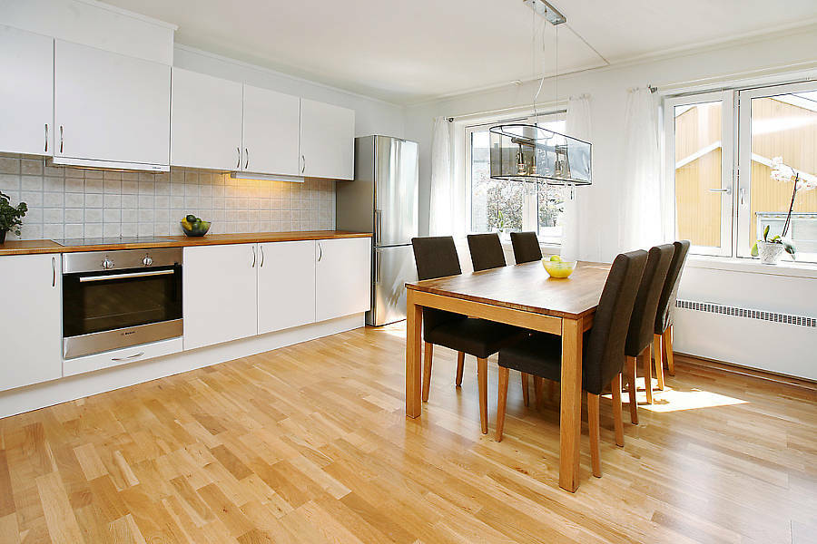 Køkken stue: boligindretning og de kombinerede små rum