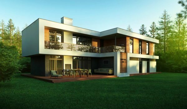 Minimalizem v arhitekturi: preprostih oblik in ravno streho.