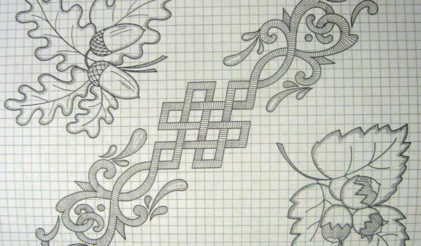 Sheme za vzorce za vezenje križ: prenesete brezplačno Gapchinskoy cvetje, ljubezen, kolesar arheologijo