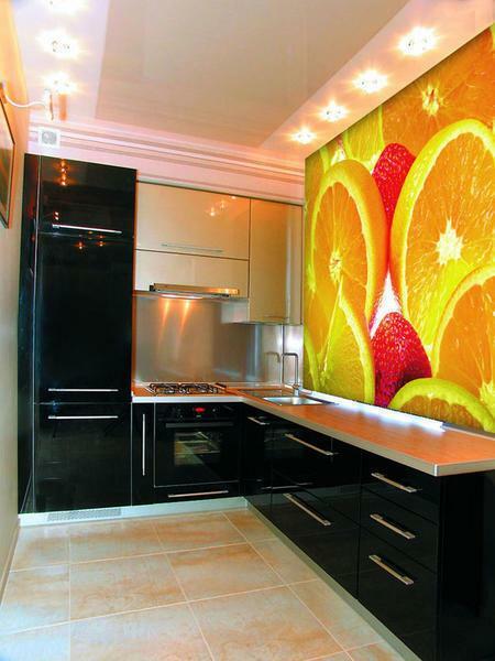 Wallpaper telah menjadi baru, solusi yang sangat topikal dekorasi interior