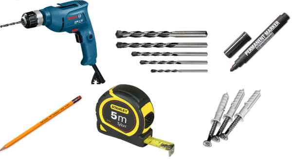 Before the installation of the ceiling cornice, it is necessary to prepare tools for work