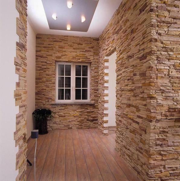 pedras decorativas irá projetar corredor interessante e original