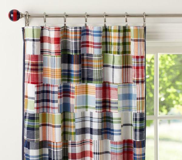 patchwork fliser til køkken: stil i det indre, badeværelse gardiner, dyne egne hænder