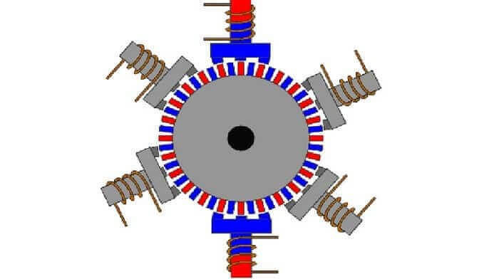 Hibrit step motor çalışma şeması