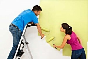 Dipingere le pareti in vivaio