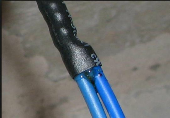 When using an adhesive glue tubes thoroughly fills all voids which may be connectable between the wires