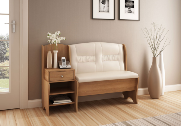 Bänk i korridoren: smidda soffa, mjuk låda, en stol med en sits, en stol i korridoren Ikea, gångjärn box