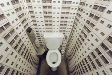 proiectarea camerelor de toaletă sunt de dimensiuni reduse