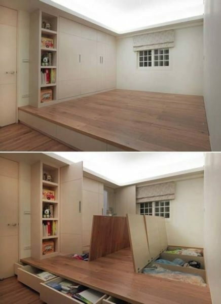 Nisza na podłodze - idealne rozwiązanie, które pozwoli Ci zaoszczędzić powierzchnię mieszkalną.