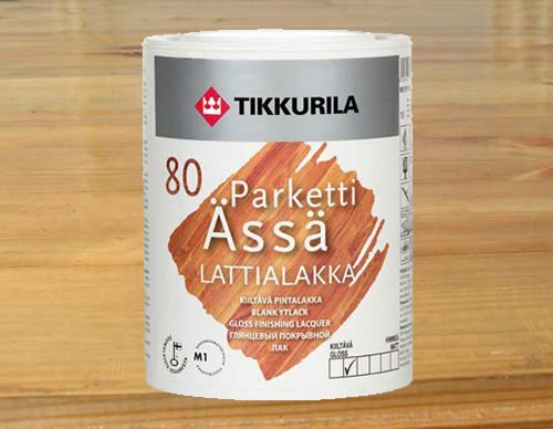 Tikkurila parketti-ASSA- holdbart og slitesterkt belegg for gulv