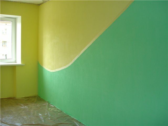 Duvarlar york marka yapıştırarak: Doğru boyama için duvar kağıdı tutkalı olarak