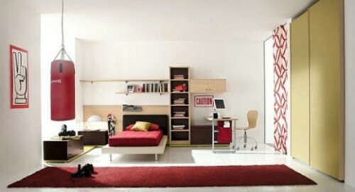 Desain sebuah ruangan kecil untuk remaja