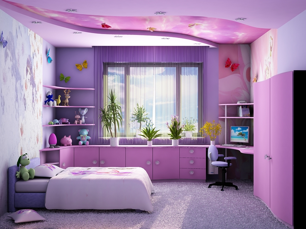 El diseño original de la habitación de los niños para un estudiante: Diseño de Interiores Muebles