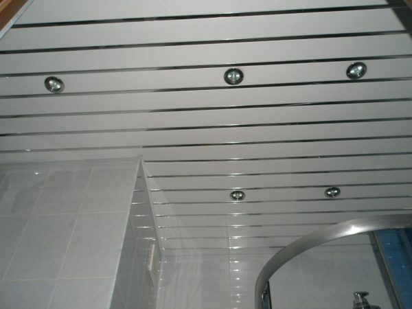 Photos of the finished rack ceiling