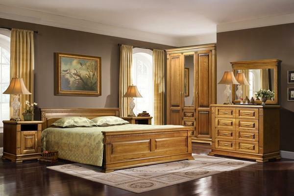 Bedrooms from the array: wood from the manufacturer, a furniture set, inexpensive of pine and hevea, Malaysia and Russia
