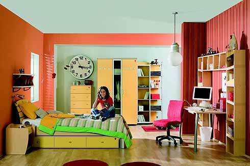 kamer ontwerp voor tienermeisjes