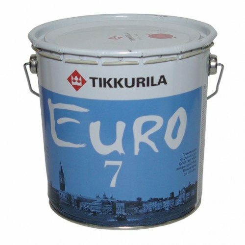EURO 7 - aukštos kokybės latekso dažai iš Suomijos gamintojo