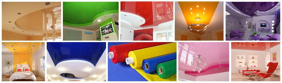 In the market there is a huge choice of colors PVC films
