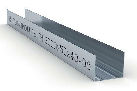 Tamaño de perfiles de metal se selecciona dependiendo de voluminosidad y espesor futuro placas de yeso de construcción