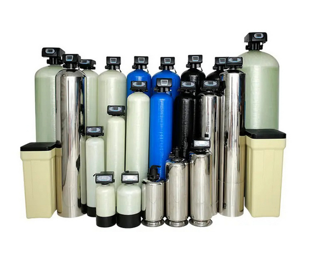Filtros TOP-5 e sistemas de coluna para purificação de água, amaciamento e remoção de ferro