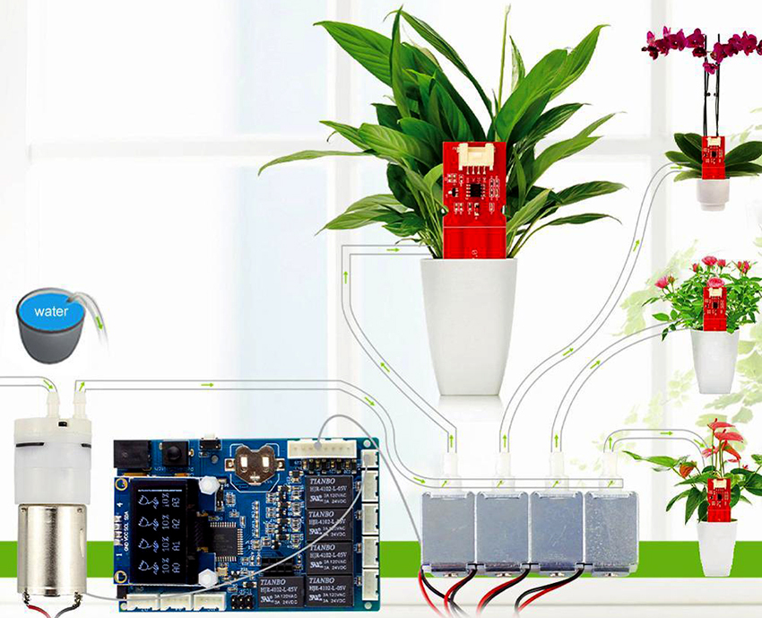 It is even possible to automate plant watering and pet feeding