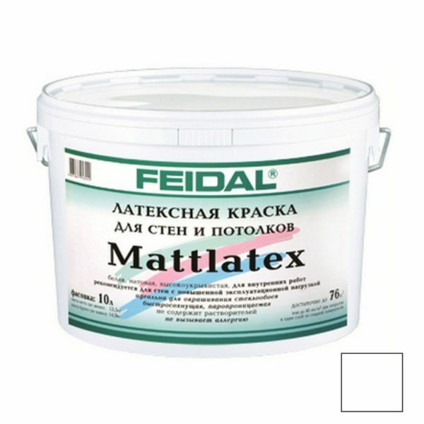 Feidal Mattlatex - dekking van de Finse fabrikant met hoge slijtvastheid
