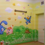 Sienu dizains bērna istabā