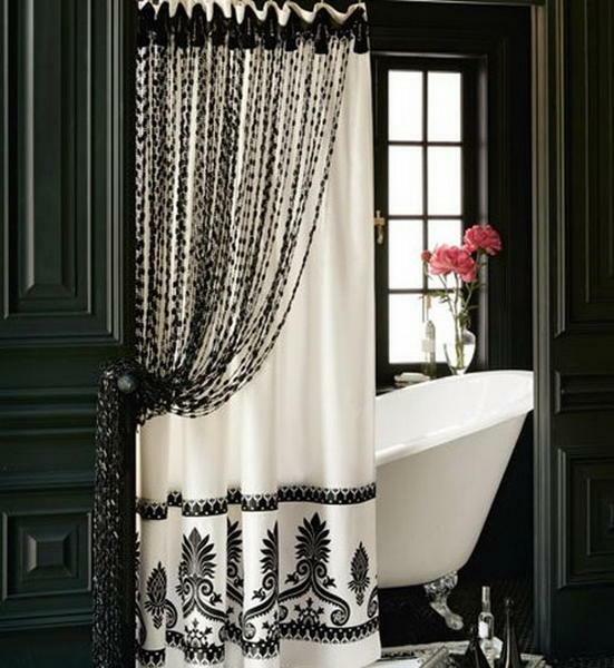 O estilo Art Nouveau é muitas vezes possível para atender as cortinas com diferentes padrões e desenhos