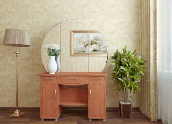 Trellis med spejl: hvordan man vælger et toiletbord og andre møbler, video og fotos