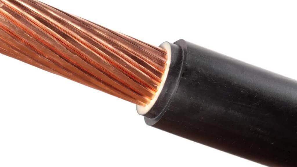 KG cable in rubber insulation