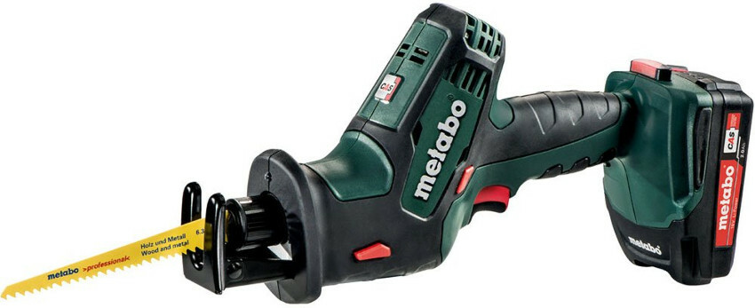 The Metabo SSE 18 LTX cordless saw is very small