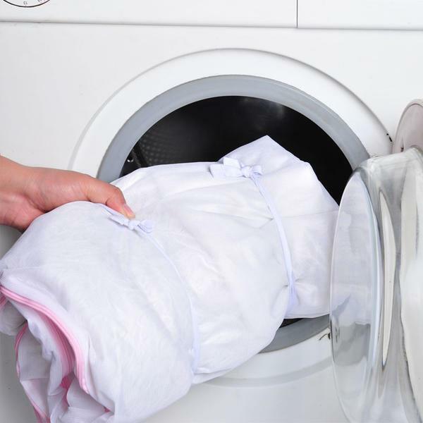 lavado de cortina: cómo lavar tul en la lavadora, en la que el momento adecuado, a qué temperatura
