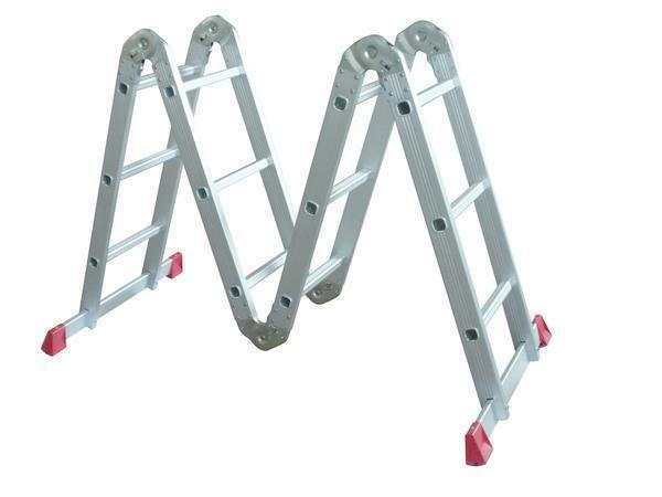 Izvelkamais alumīnija kāpnes transformators: iespēju salocīt 6 un 8 metriem, CENTAURE un LMS