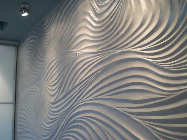 Timbul wallpaper di interior tampak sangat elegan dan dramatis dapat mempengaruhi masa depan desain interior