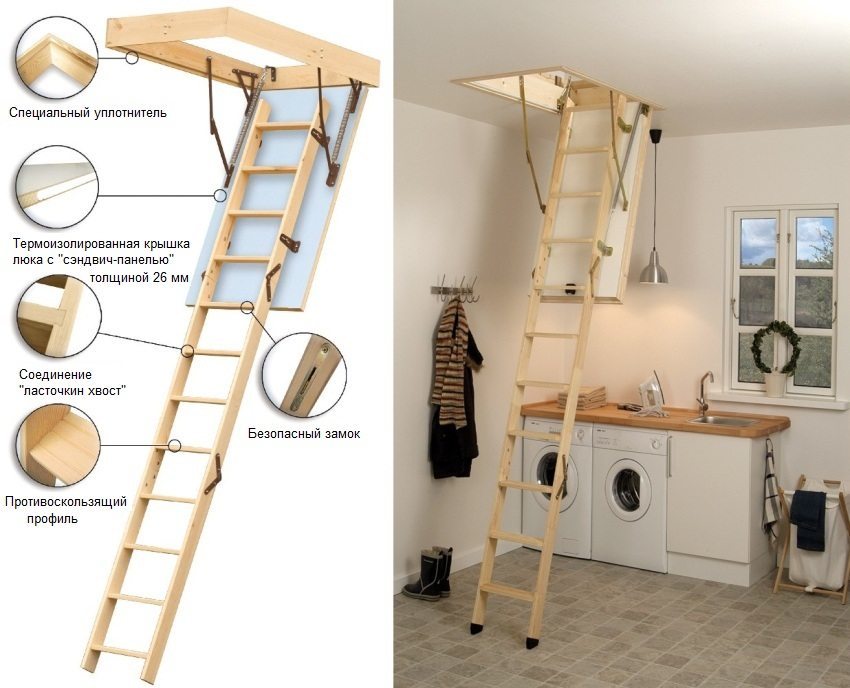 Attic stairs to the hatch: simplicity, usability and accessibility