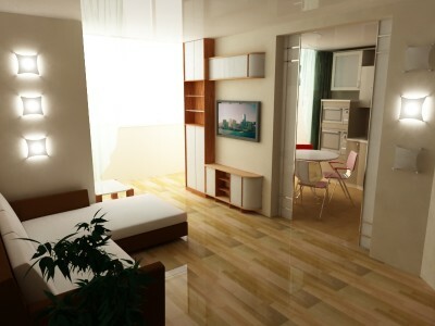 Projekt mieszkanie 2 pokoje