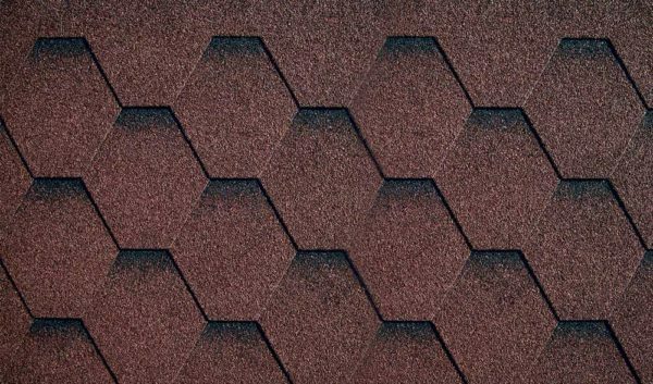 Soft tile - piece of bitumen-polymer material