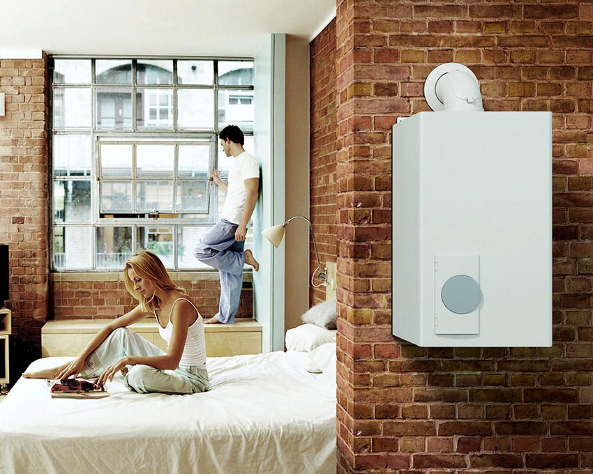 The system can turn on heating in the room before the morning awakening of residents