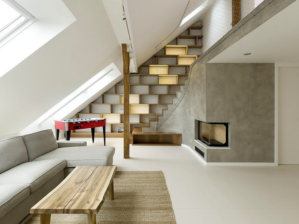 Kambario dizainas į minimalizmo stilių