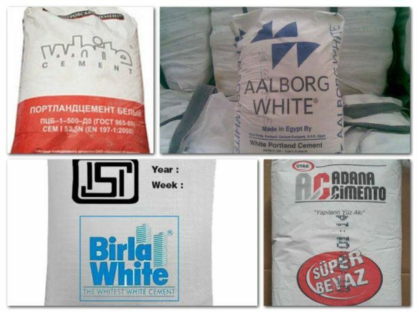 If you want to know what to choose from the variety of white cement, represented in the sale, read on