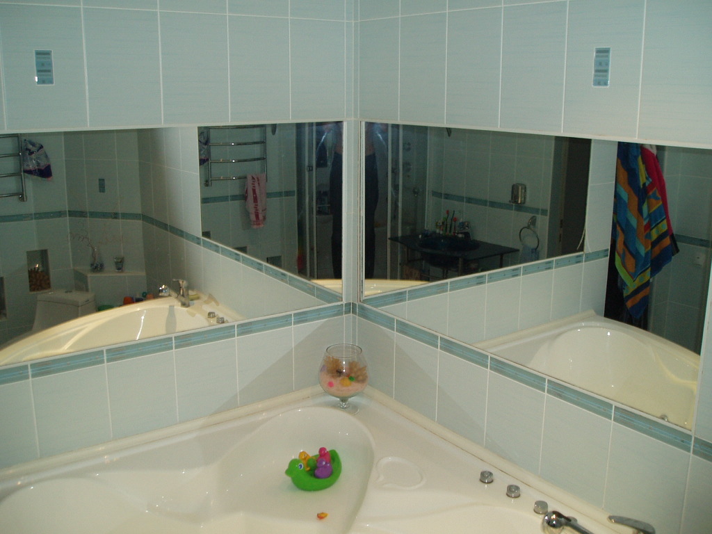 Badgestaltung klein im Panel Hause: Interieur, beste Aussicht