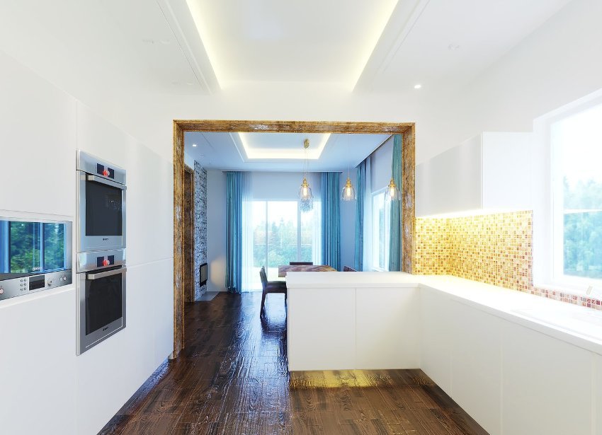 Apartemen modern yang didekorasi dengan gaya minimalis