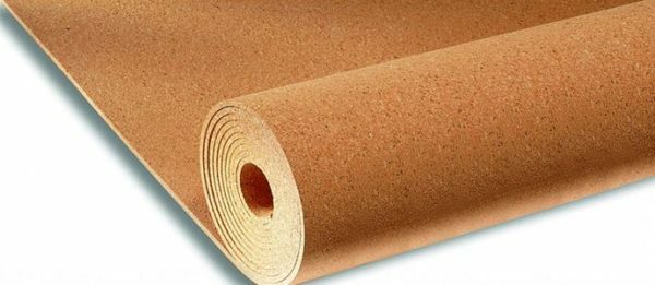 Cork - een eco-vriendelijk materiaal, zeer geschikt als basis voor linoleum
