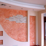 El diseño de las paredes en el apartamento