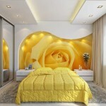 Camera da letto design con sfondi foto