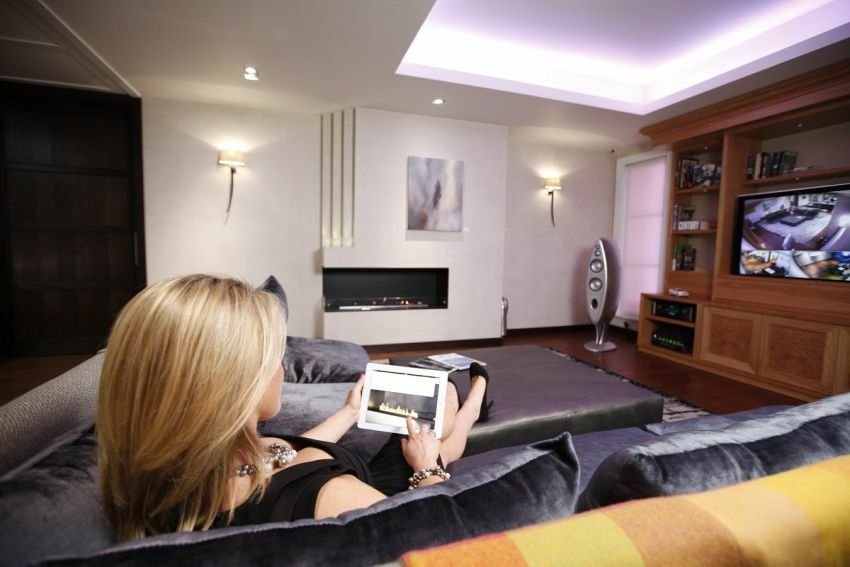 A certain comfort for living is created by setting up an entertainment system in the house.